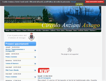 Tablet Screenshot of circoloanzianiassago.it